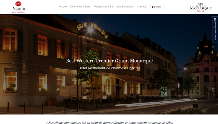 Création du site Best Western Grand Monarque