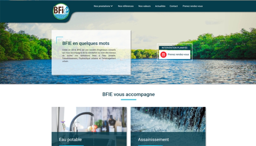 Création du site internet BFIE Conseils - Champhol