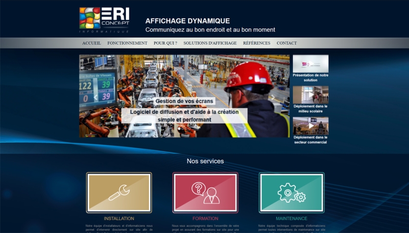 ERI Affichage Dynamique | ERI concept informatique